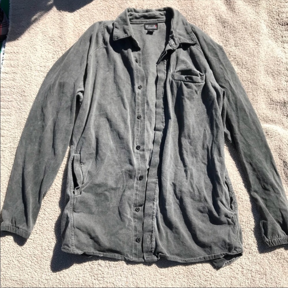 Drifter Indistries Distressed Black/Gray Shirt